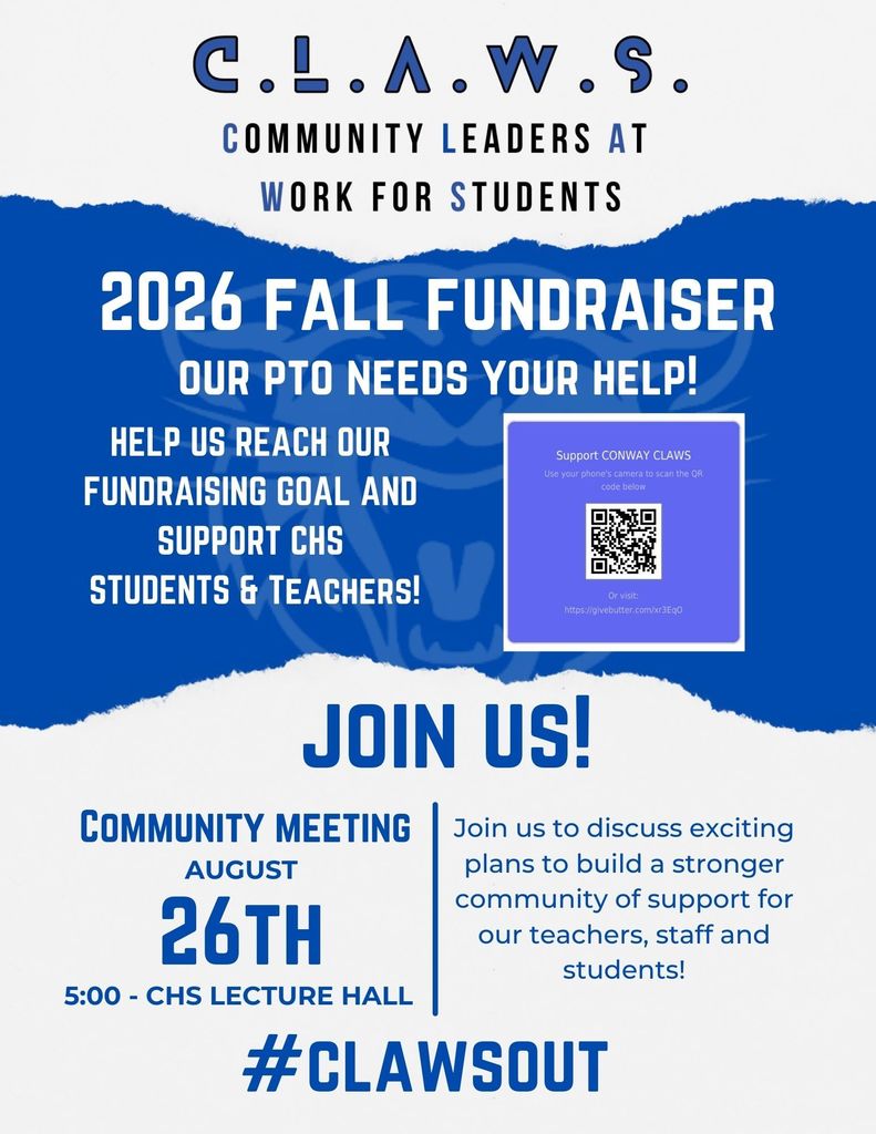 Claws is fundraising to help support teachers and students