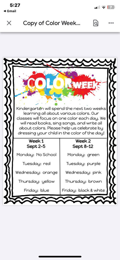 color week