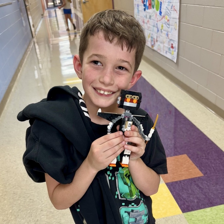Lego creation in fourth grade