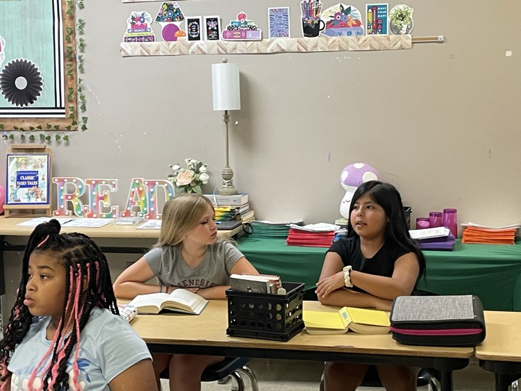 students reading and writing