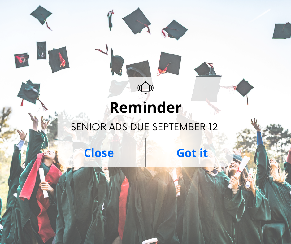 White and Black Simple Reminder Facebook Post