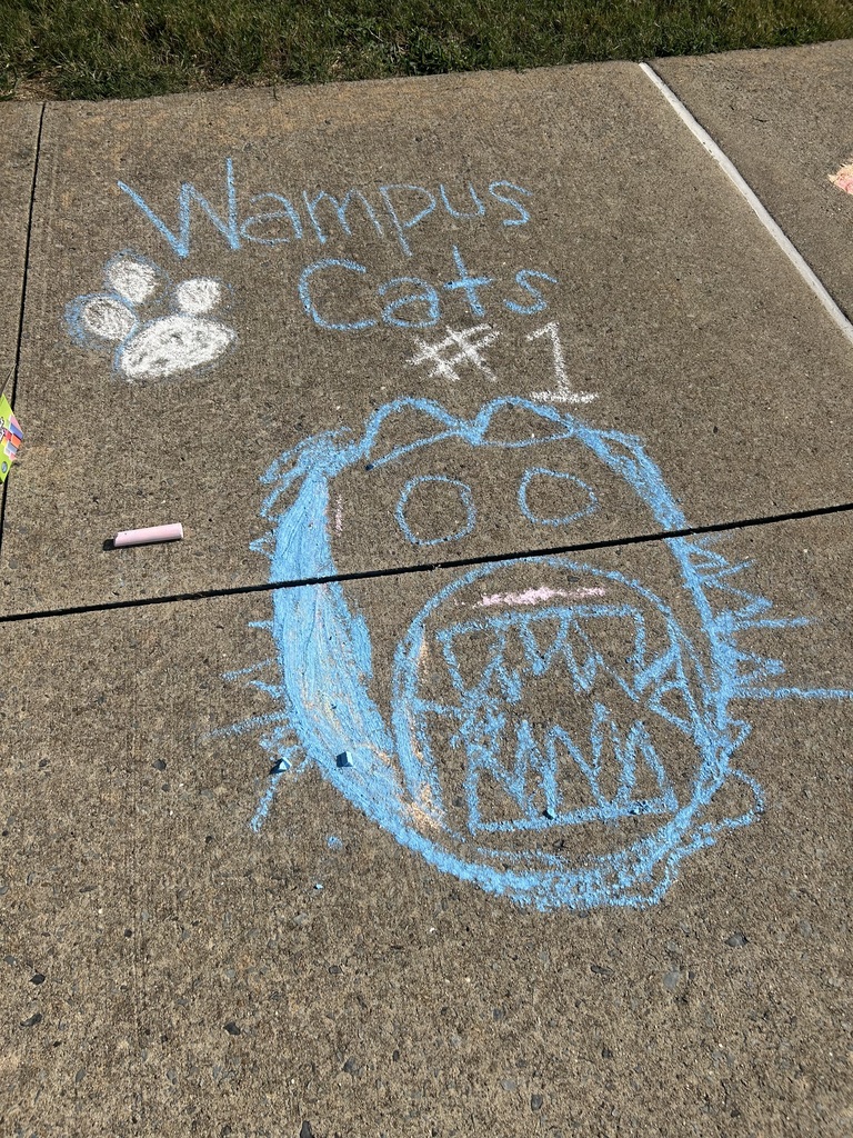 students using sidewalk chalk