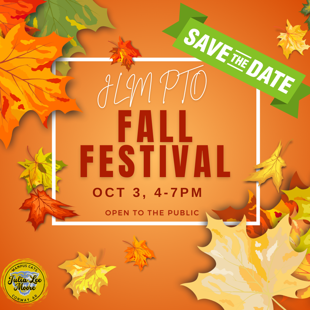 save the date: fall festival October 3, 4-7 pm