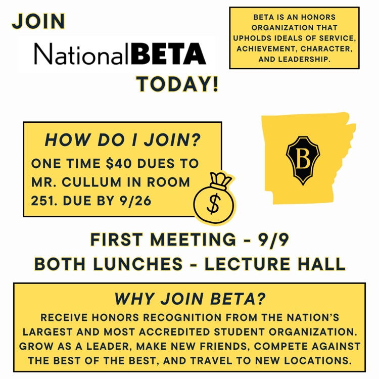 beta club recruiting new members