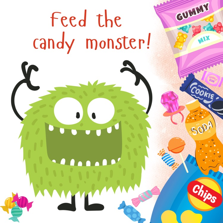 feed the candy monster