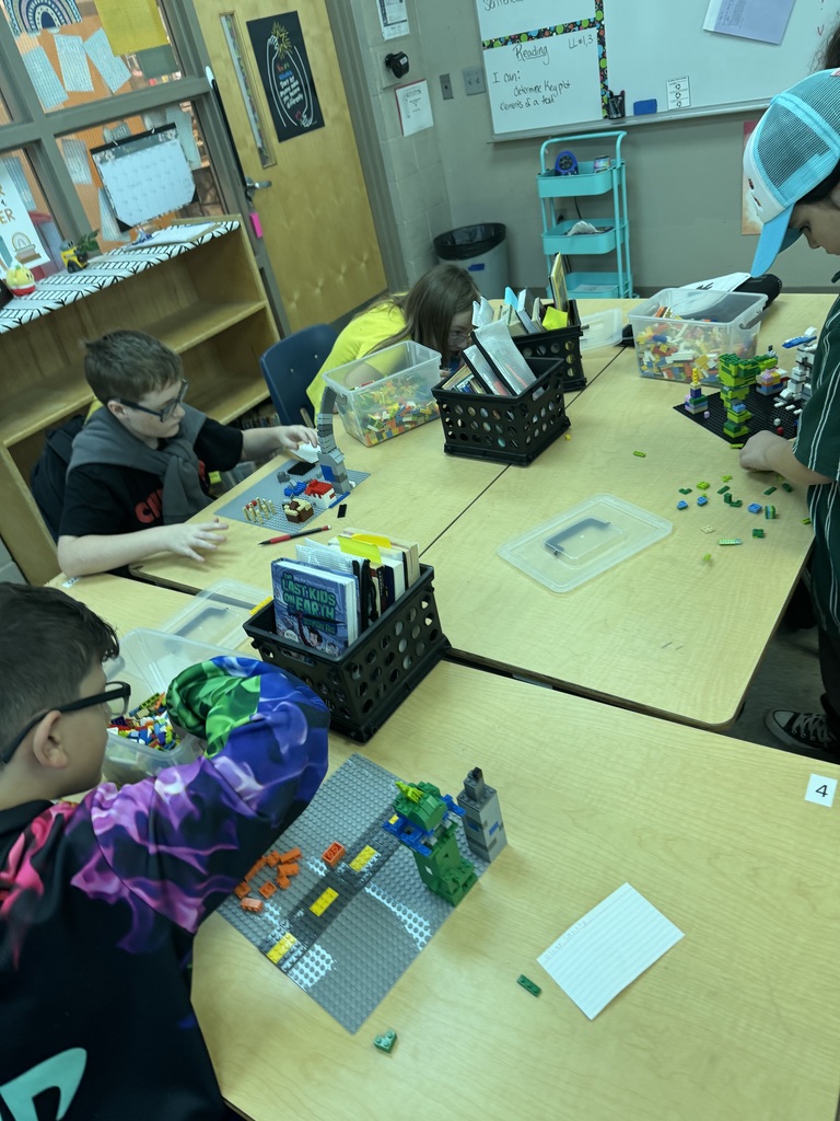 students building legos