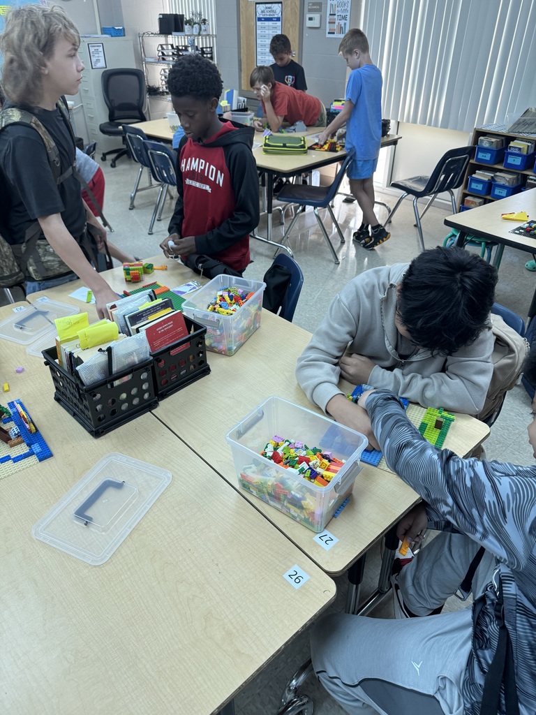 students building legos