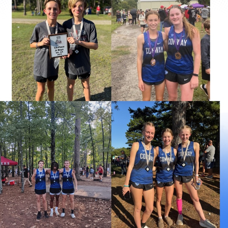 Great showing at the Josh Park race at Heber Springs. both Jr High teams and Sr High teams placed in the top 4 and we had multiple top 10 placers.