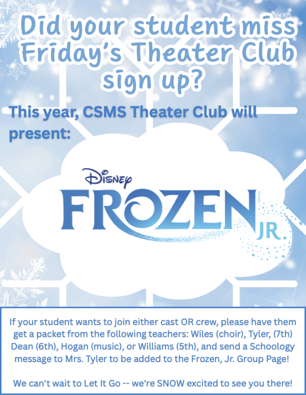 Frozen Announcement