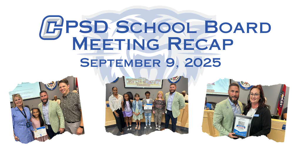 CPSD school board meeting recap image