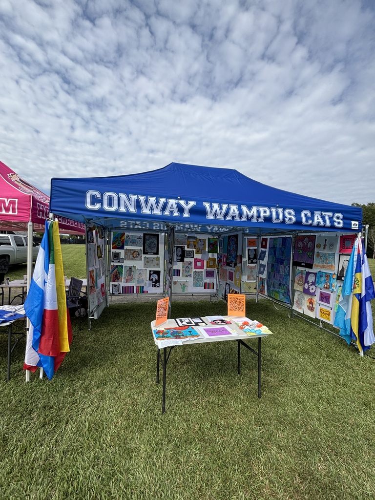 Booth at hispanic heritage festival