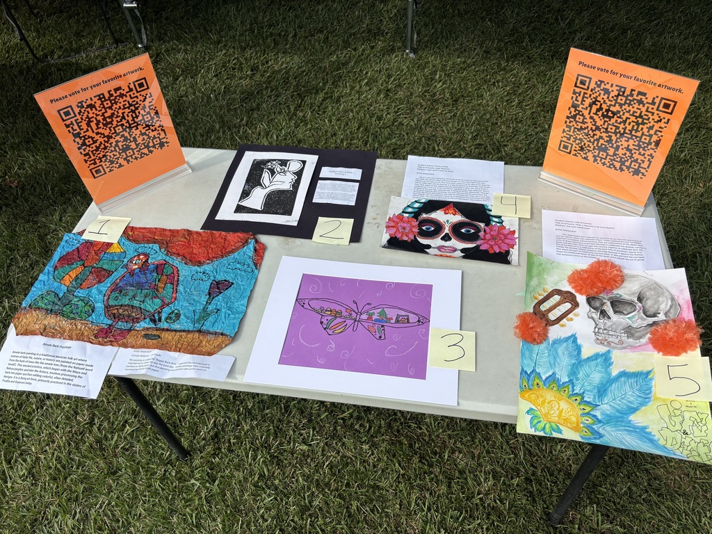 Booth at hispanic heritage festival