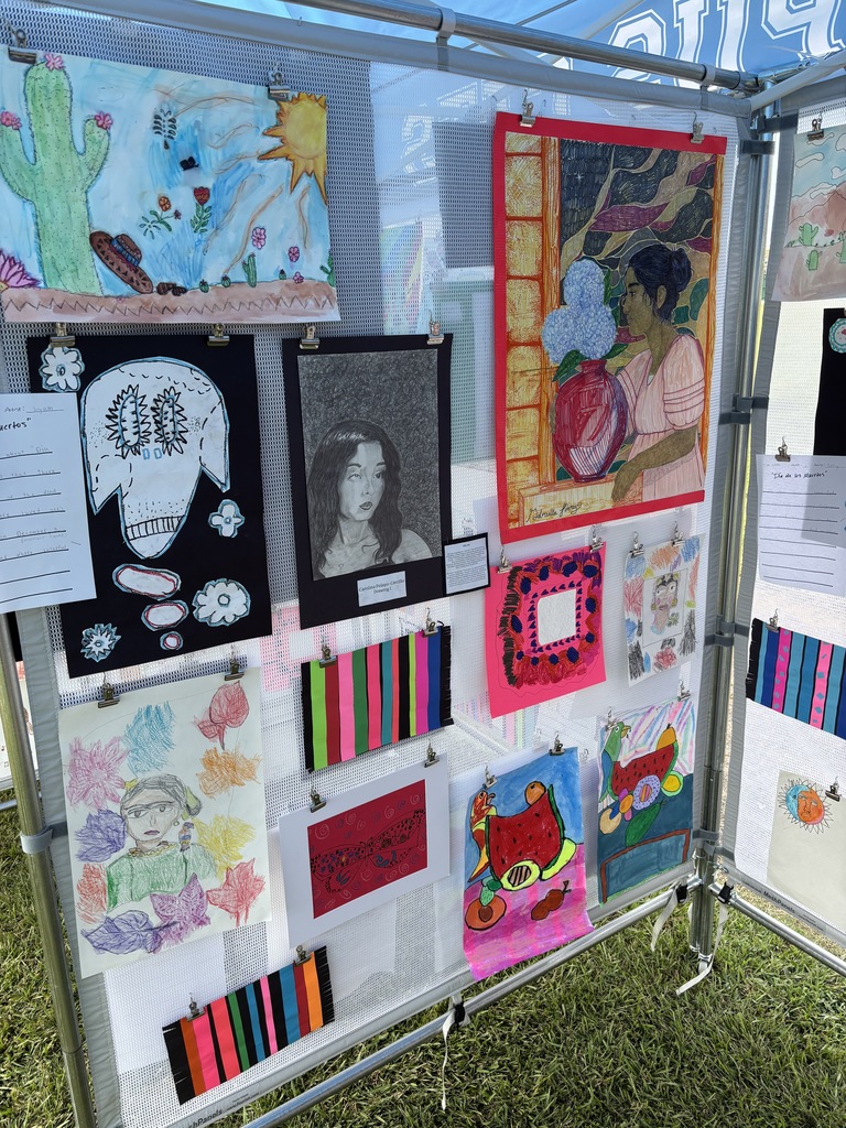 artwork at hispanic heritage festival