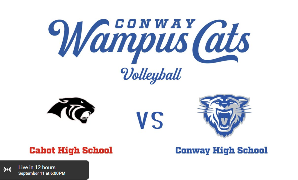 Lady Cats v Cabot Livestream