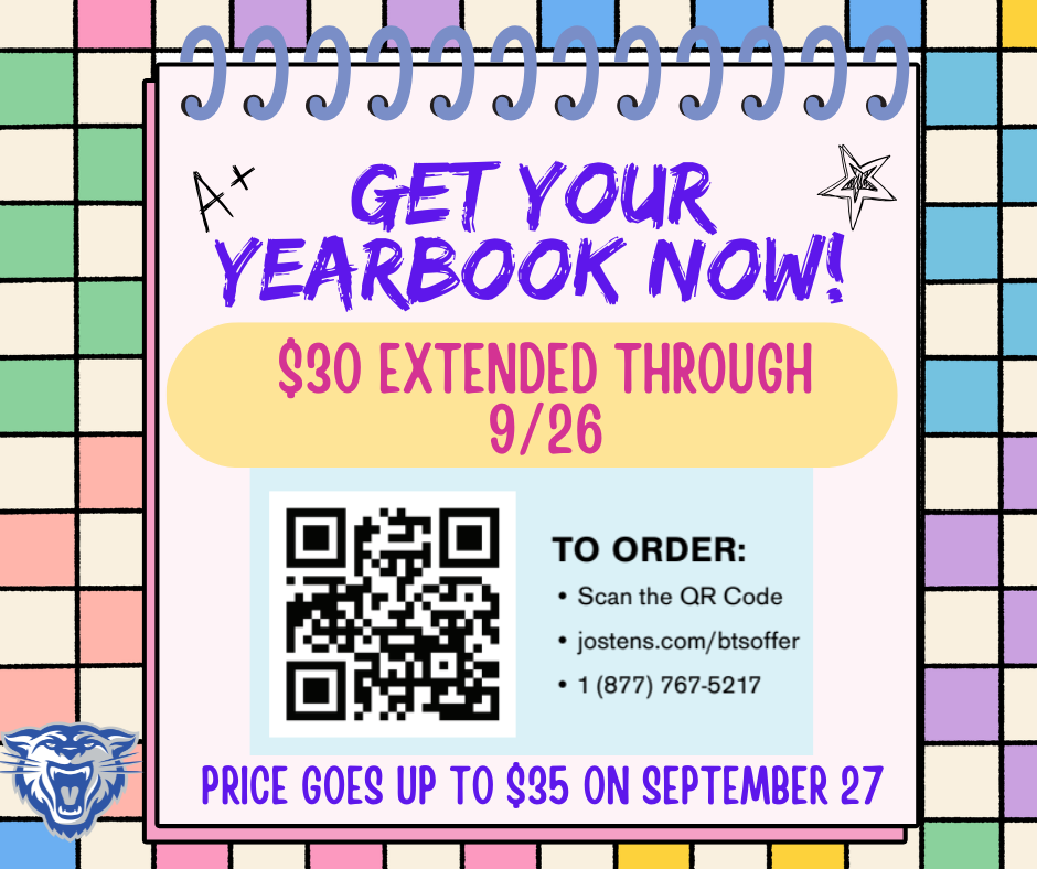 Get your yearbook now!