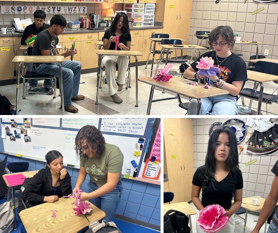 🌸☕ ¡Un gran comienzo! ☕🌸 The CHS Spanish Club held its first meeting of the year on Thursday, September 18. About 17 students attended to learn about the club’s purposes, vote for officers, and celebrate Hispanic Heritage Month by creating colorful Mexican paper flowers. Members also enjoyed delicious snacks including coffee, juice, and traditional cookies. We’re excited for all the activities ahead this year—¡vamos, Spanish Club! ✨