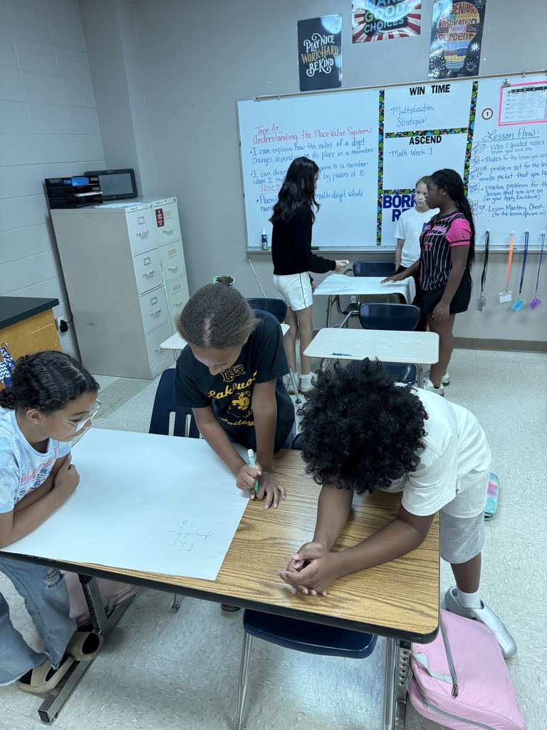 Sharpening those math skills working in groups