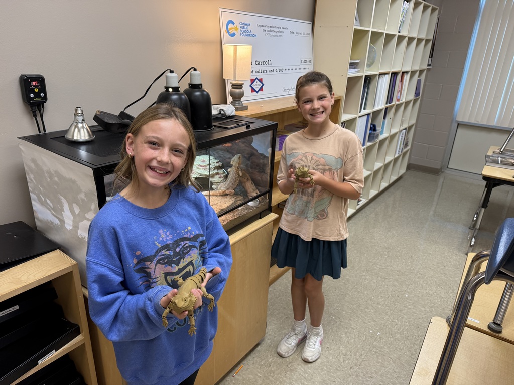 students in science class