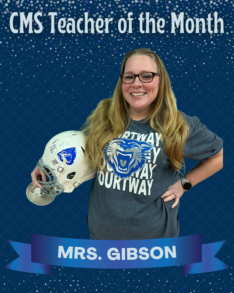 CMS September Teacher of the Month - Mrs. Gibson