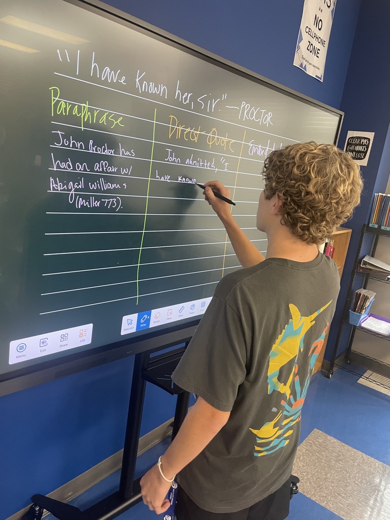 Students practice MLA format