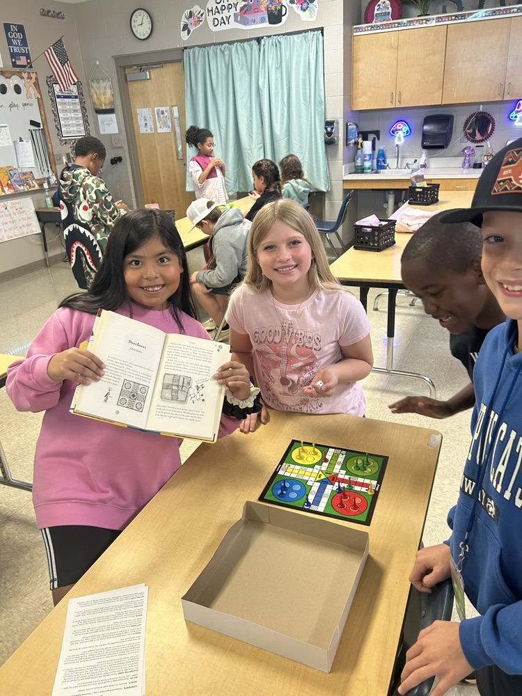 students playing games