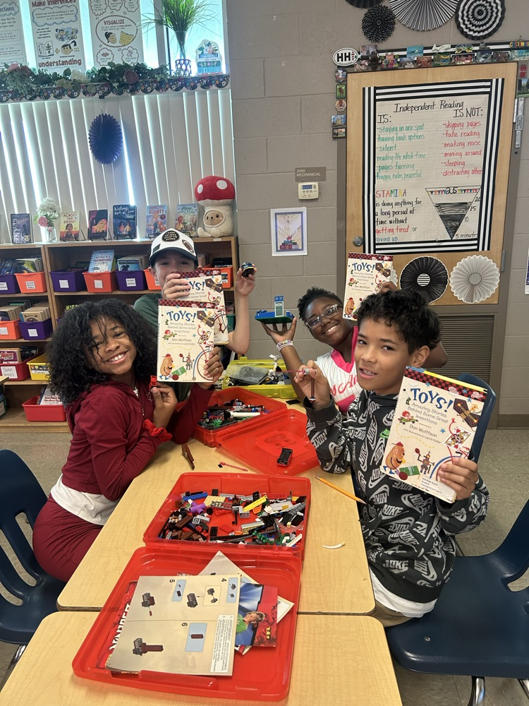 students building legos