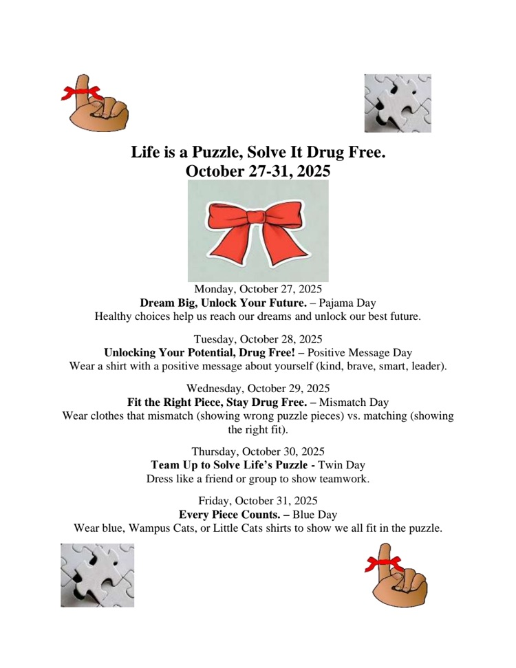 Red Ribbon Dress-Up Days