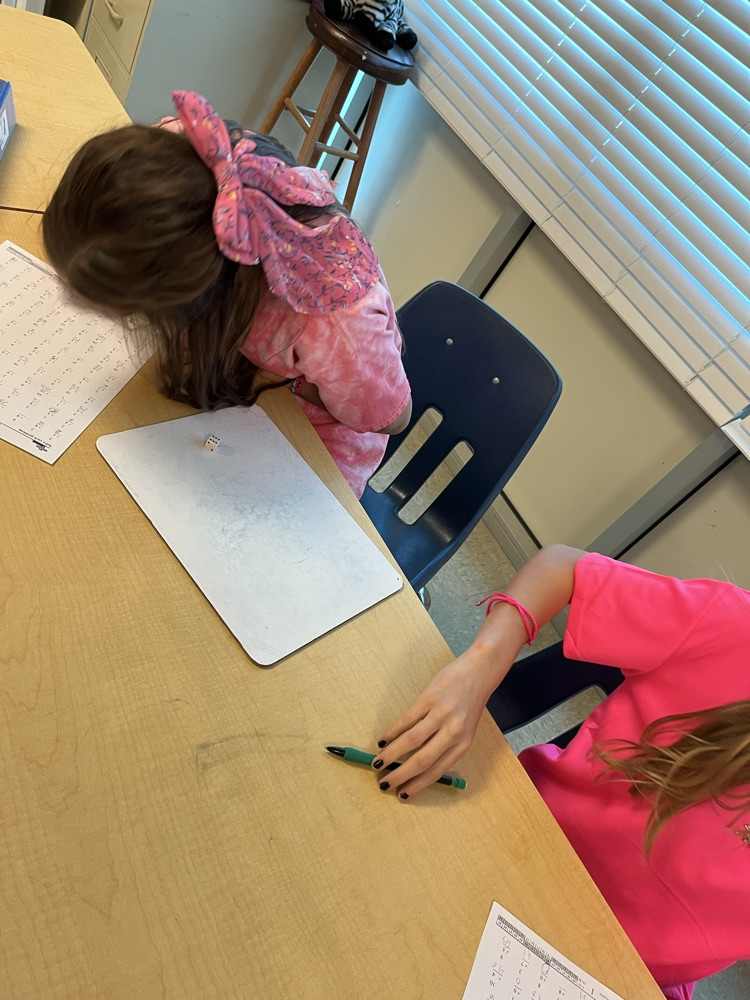 students in math class