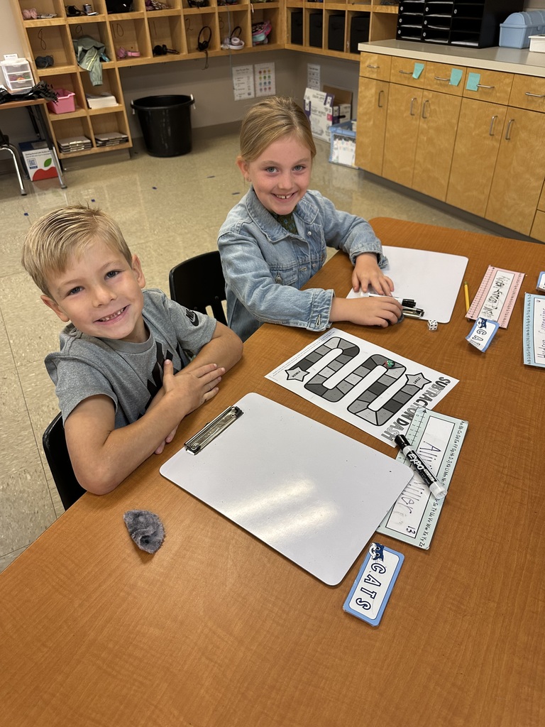 Ms. Tipton’s class had a blast practicing their subtraction skills with partners!