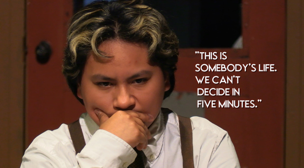 Actor from the show "12 Angry Jurors".