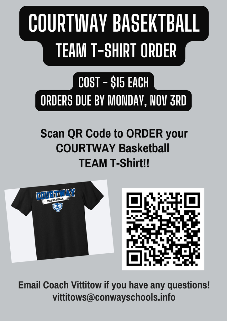 Courtway Basketball Team Informational Flyer