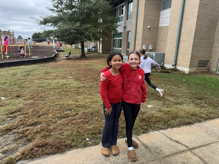 red ribbon week all dressed in red!