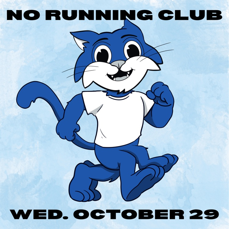 no running club Oct. 29