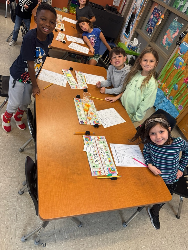 Candy Corn experiment - Students had to make a hypothesis if a candy corn would dissolve in water, oil, or vinegar. They have also been working on a writing about the history of candy corn. 