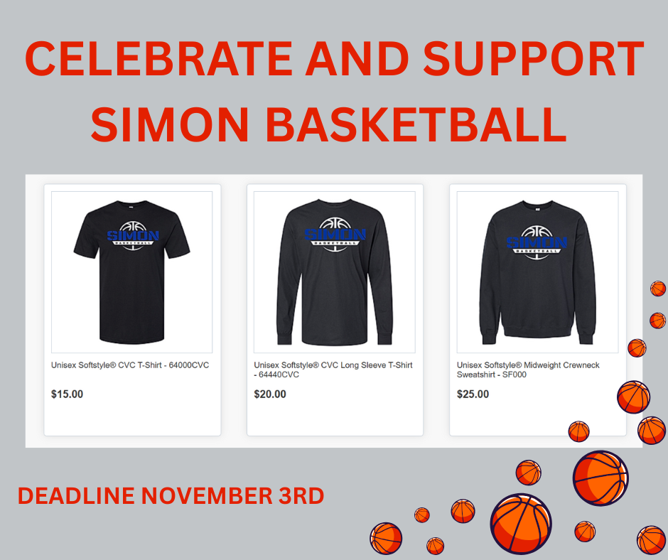 CELEBRATE AND SUPPORT SIMON BASKETBALL