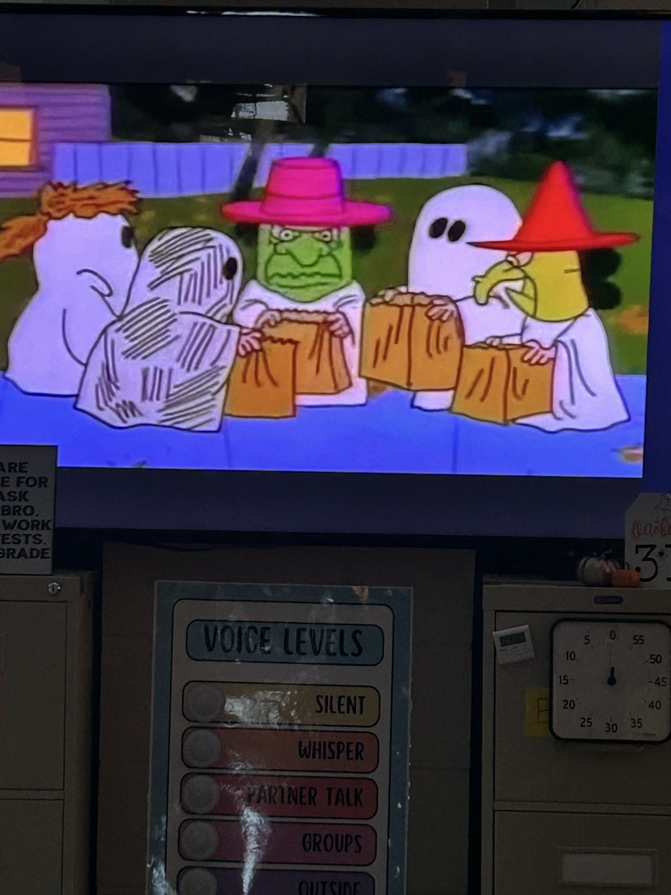 Class working on writing stories.