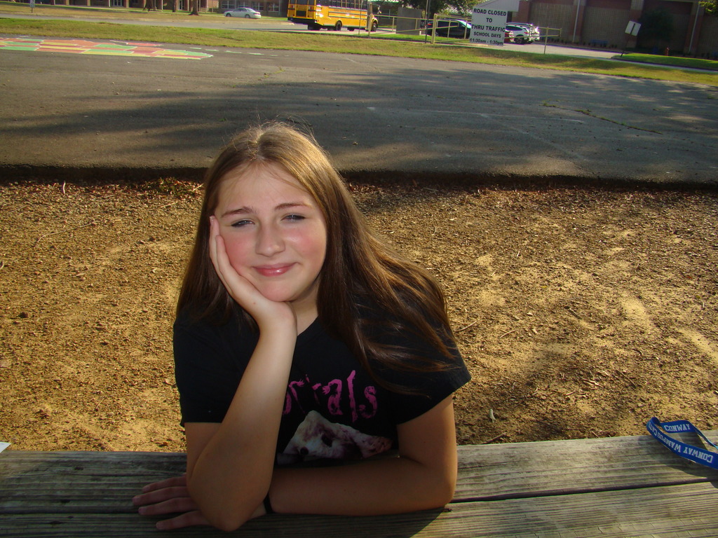 Yearbook Students Practicing Photography Around Campus