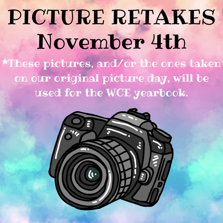📸 Picture Retake Day is November 4th!