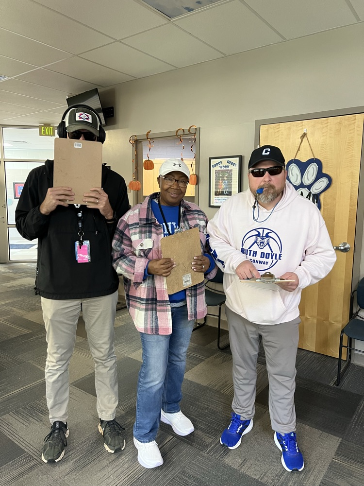 teachers dressed as coaches
