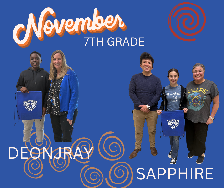 November: 7th grade, Deonjray, Sapphire