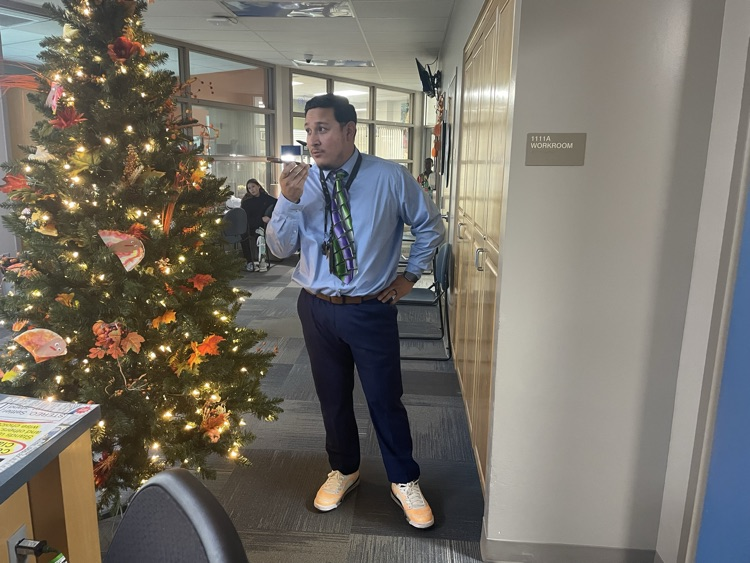 dressed like Mr. Kelly