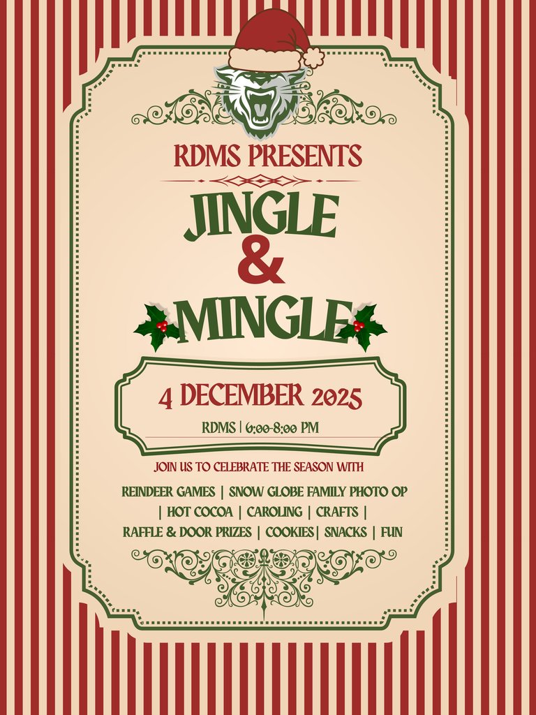 Jingle and Mingle flyer