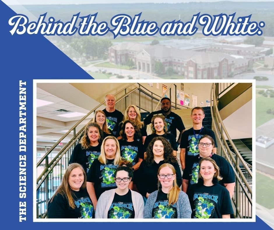 Group photo of most of the CHS Science Department.