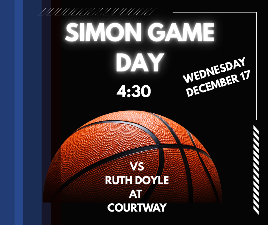 GAME DAY! 4:30 VS RUTH DOYLE AT COURTWAY
