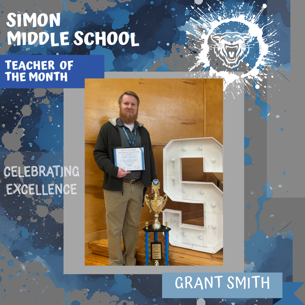 Teacher of the month Grant Smith