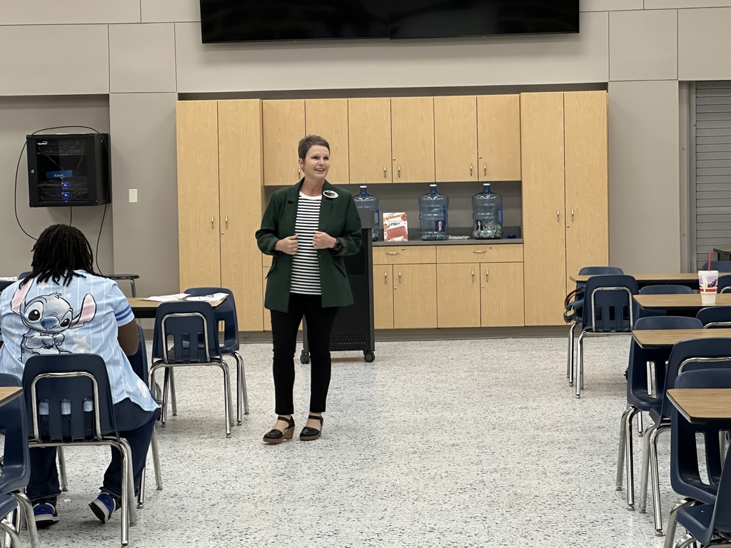 Amy Jordan speaking at our family night