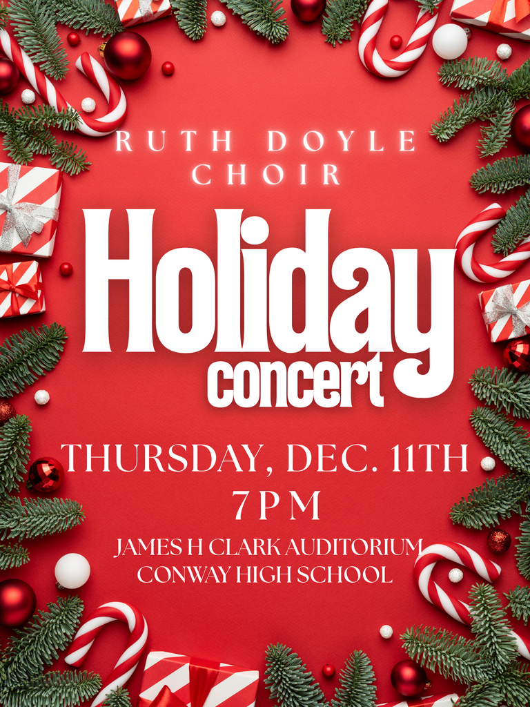 Holiday concert flyer