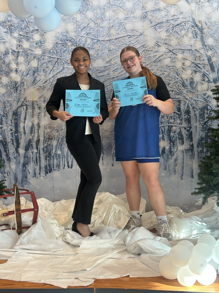 Ruth Doyle Players of the week - Unique Walker and Julie Cowger 