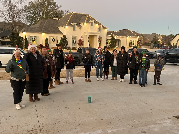 Christmas caroling 