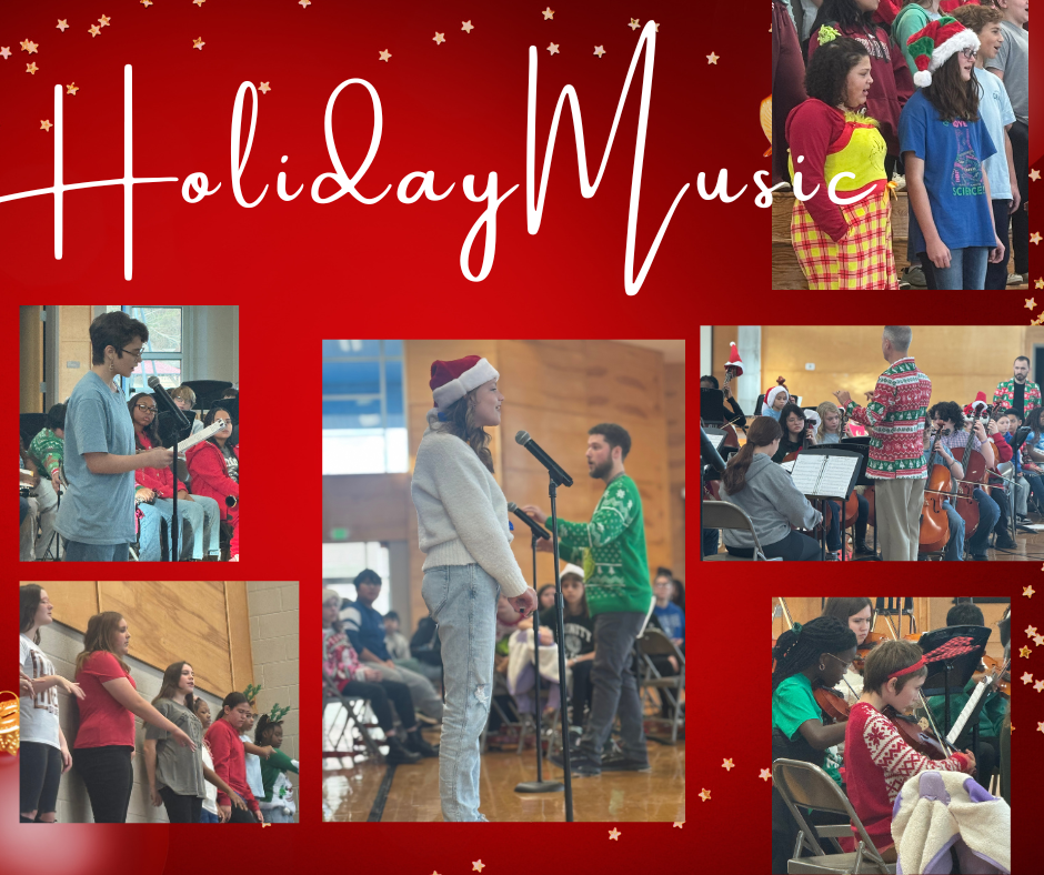 Band, orchestra and choir holiday concert